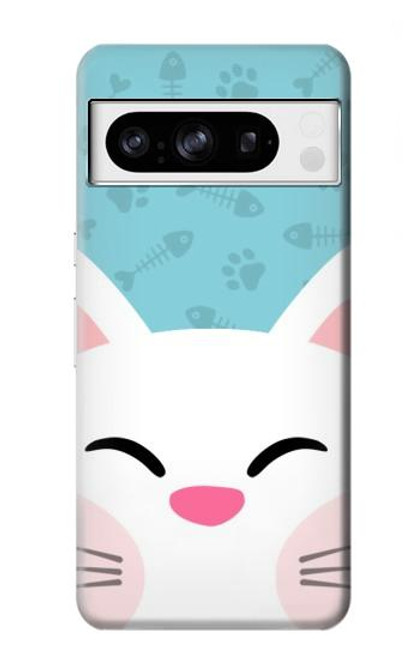 S3542 Cute Cat Cartoon Case For Google Pixel 8 pro
