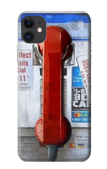 S3925 Collage Vintage Pay Phone Case For iPhone 11