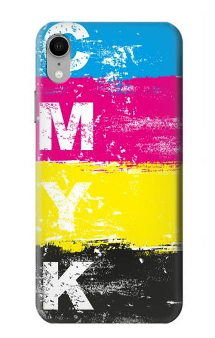 S3930 Cyan Magenta Yellow Key Case For iPhone XR