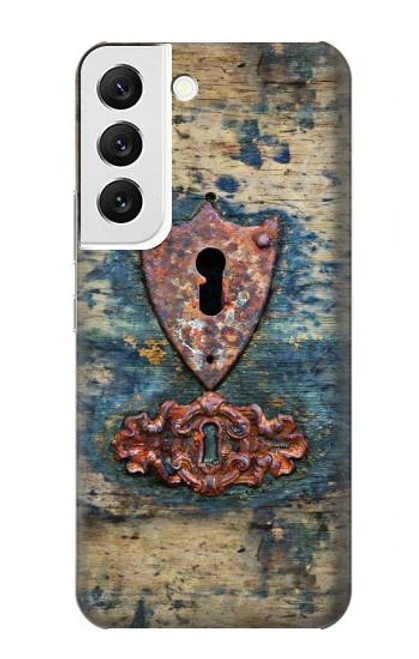 S3955 Vintage Keyhole Weather Door Case For Samsung Galaxy S22