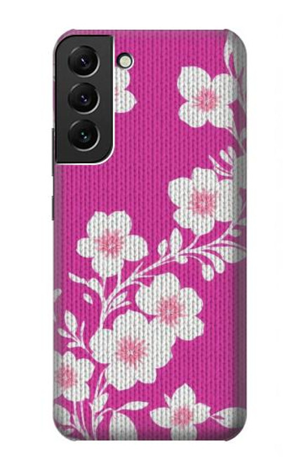 S3924 Cherry Blossom Pink Background Case For Samsung Galaxy S22 Plus