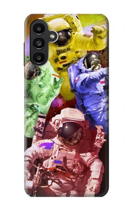S3914 Colorful Nebula Astronaut Suit Galaxy Case For Samsung Galaxy A13 5G