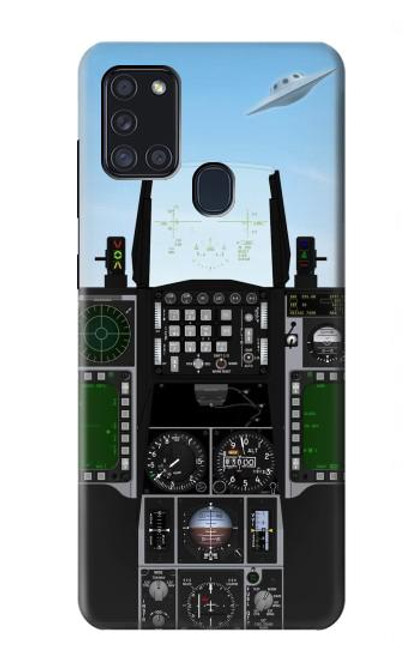 S3933 Fighter Aircraft UFO Case For Samsung Galaxy A21s