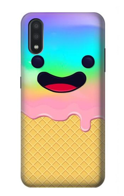 S3939 Ice Cream Cute Smile Case For Samsung Galaxy A01