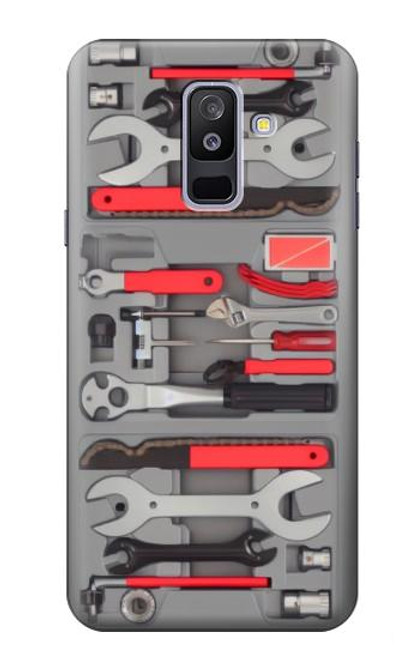 S3921 Bike Repair Tool Graphic Paint Case For Samsung Galaxy A6+ (2018), J8 Plus 2018, A6 Plus 2018