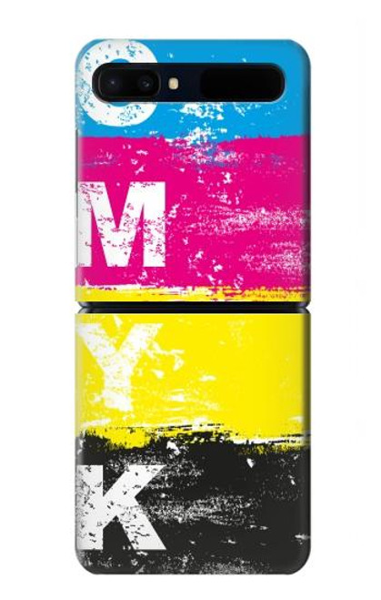 S3930 Cyan Magenta Yellow Key Case For Samsung Galaxy Z Flip 5G