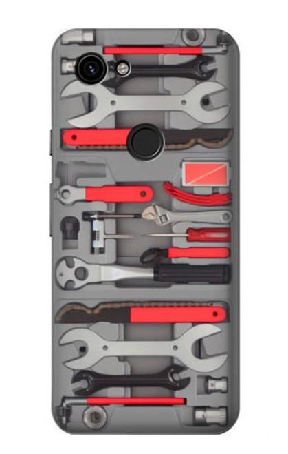 S3921 Bike Repair Tool Graphic Paint Case For Google Pixel 3a