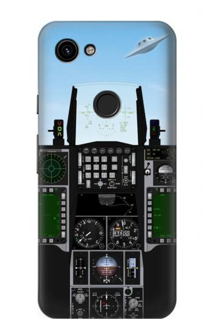S3933 Fighter Aircraft UFO Case For Google Pixel 3a