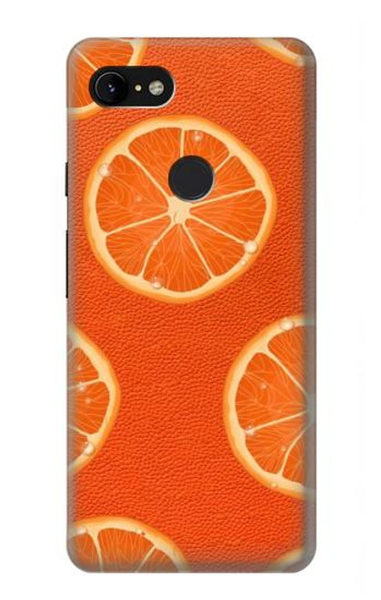 S3946 Seamless Orange Pattern Case For Google Pixel 3 XL