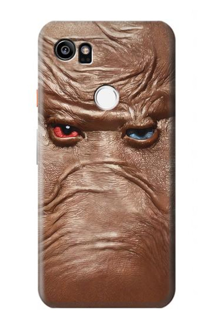 S3940 Leather Mad Face Graphic Paint Case For Google Pixel 2 XL