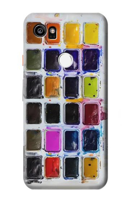 S3956 Watercolor Palette Box Graphic Case For Google Pixel 2 XL