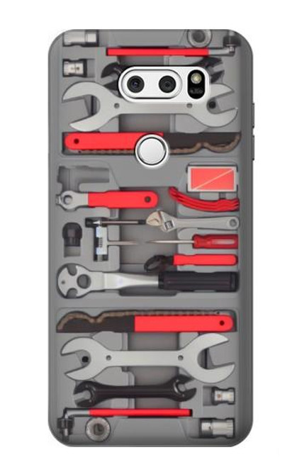 S3921 Bike Repair Tool Graphic Paint Case For LG V30, LG V30 Plus, LG V30S ThinQ, LG V35, LG V35 ThinQ