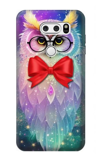 S3934 Fantasy Nerd Owl Case For LG V30, LG V30 Plus, LG V30S ThinQ, LG V35, LG V35 ThinQ