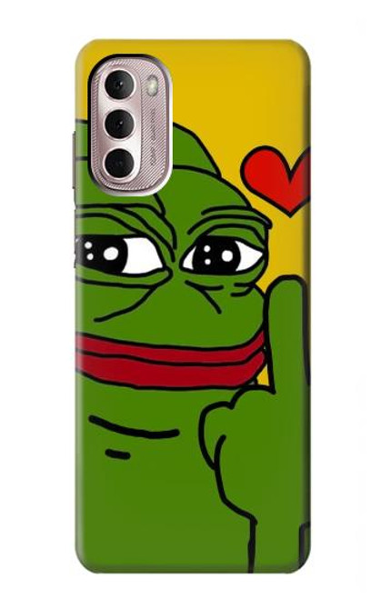 S3945 Pepe Love Middle Finger Case For Motorola Moto G Stylus 4G (2022)