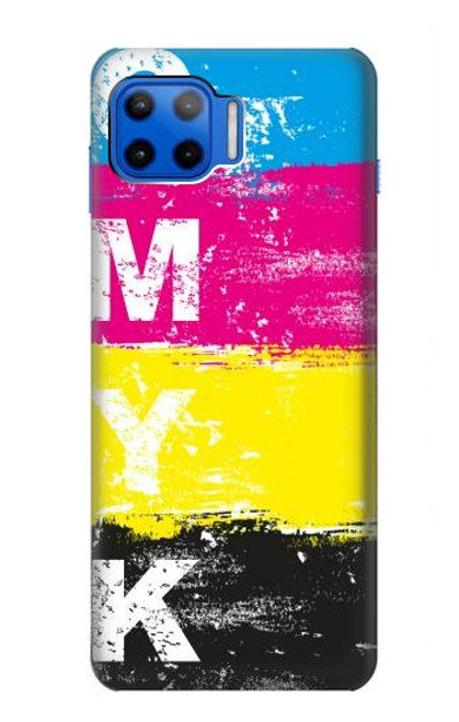 S3930 Cyan Magenta Yellow Key Case For Motorola Moto G 5G Plus