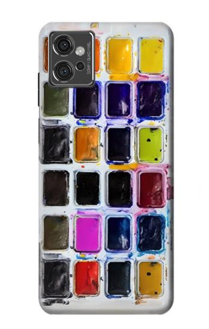 S3956 Watercolor Palette Box Graphic Case For Motorola Moto G32