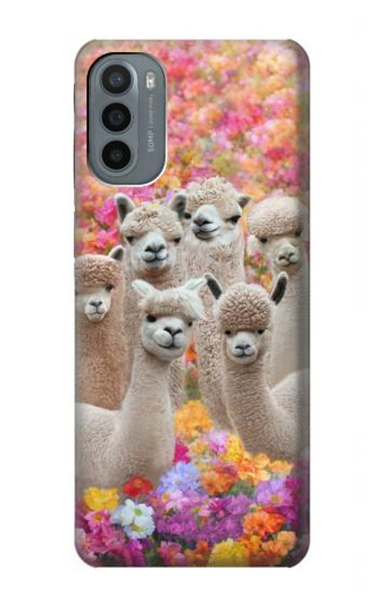 S3916 Alpaca Family Baby Alpaca Case For Motorola Moto G31