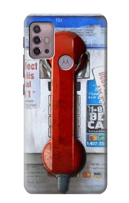 S3925 Collage Vintage Pay Phone Case For Motorola Moto G30, G20, G10
