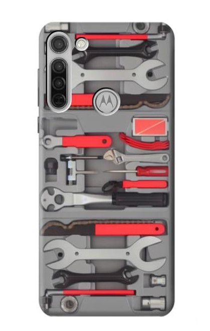 S3921 Bike Repair Tool Graphic Paint Case For Motorola Moto G8