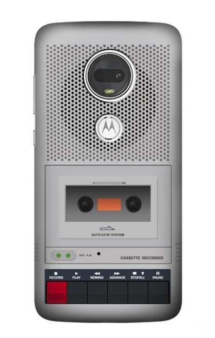 S3953 Vintage Cassette Player Graphic Case For Motorola Moto G7, Moto G7 Plus