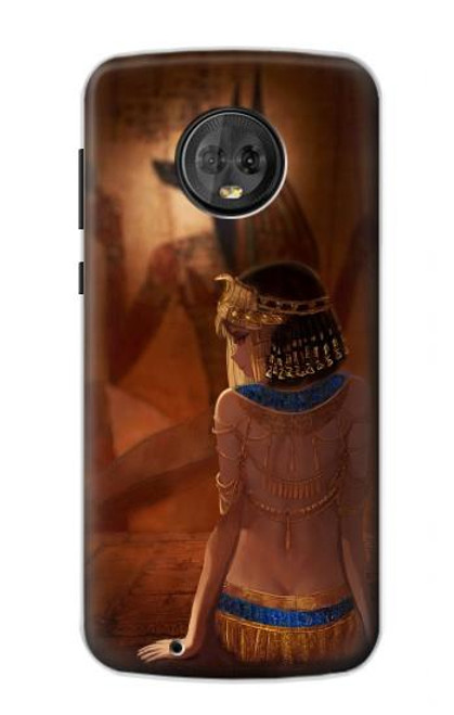 S3919 Egyptian Queen Cleopatra Anubis Case For Motorola Moto G6