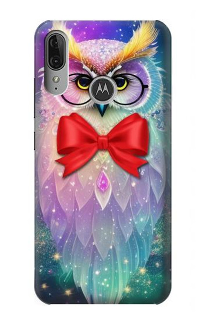 S3934 Fantasy Nerd Owl Case For Motorola Moto E6 Plus, Moto E6s