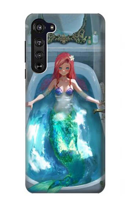 S3911 Cute Little Mermaid Aqua Spa Case For Motorola Edge