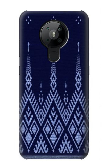 S3950 Textile Thai Blue Pattern Case For Nokia 5.3