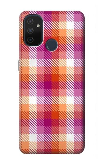 S3941 LGBT Lesbian Pride Flag Plaid Case For OnePlus Nord N100