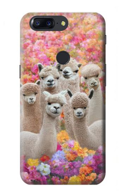S3916 Alpaca Family Baby Alpaca Case For OnePlus 5T