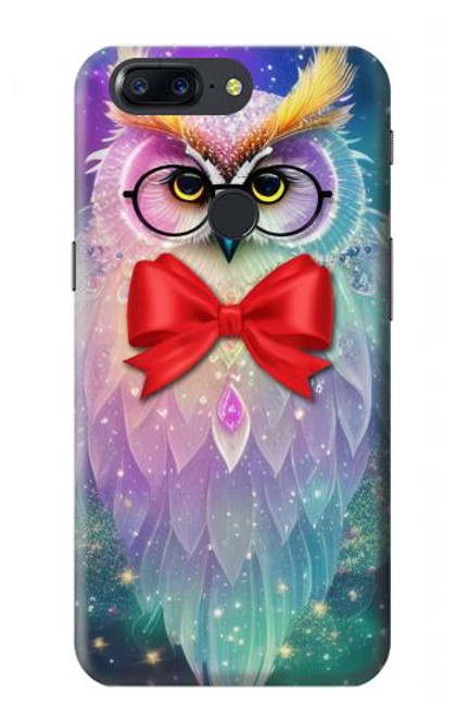 S3934 Fantasy Nerd Owl Case For OnePlus 5T