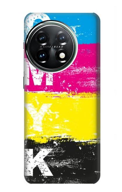 S3930 Cyan Magenta Yellow Key Case For OnePlus 11