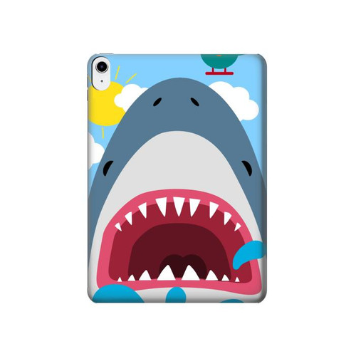 S3947 Shark Helicopter Cartoon Hard Case For iPad 10.9 (2022)