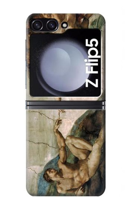 S0179 Michelangelo Creation of Adam Case For Samsung Galaxy Z Flip 5
