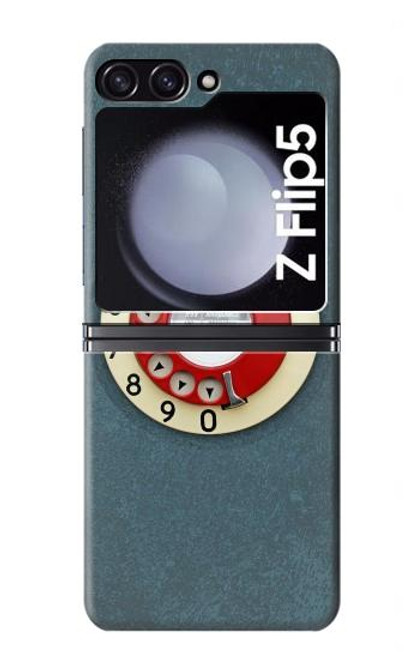 S1968 Rotary Dial Telephone Case For Samsung Galaxy Z Flip 5