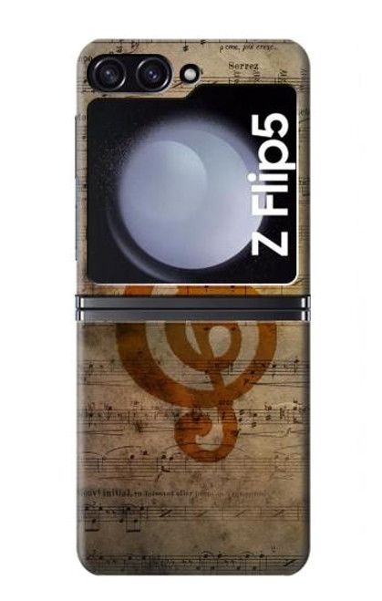 S2368 Sheet Music Notes Case For Samsung Galaxy Z Flip 5