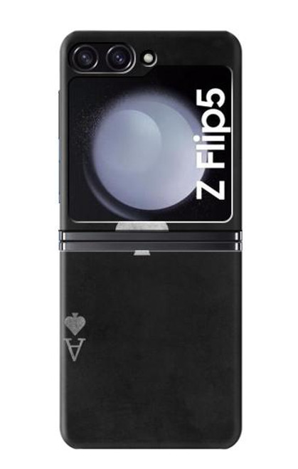S3152 Black Ace of Spade Case For Samsung Galaxy Z Flip 5