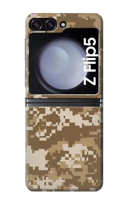 S3294 Army Desert Tan Coyote Camo Camouflage Case For Samsung Galaxy Z Flip 5