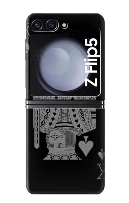 S3520 Black King Spade Case For Samsung Galaxy Z Flip 5