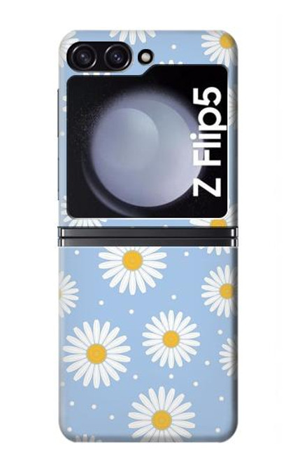S3681 Daisy Flowers Pattern Case For Samsung Galaxy Z Flip 5