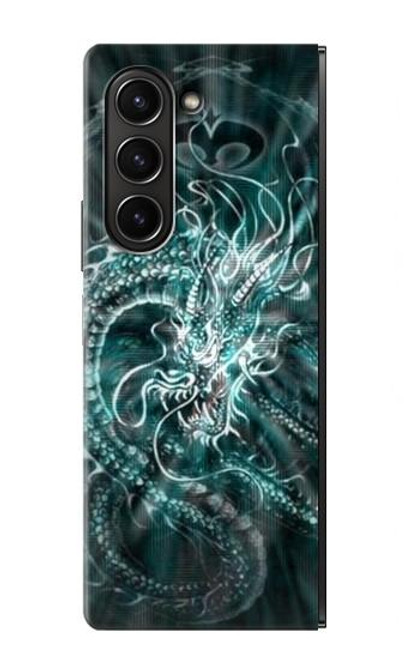 S1006 Digital Chinese Dragon Case For Samsung Galaxy Z Fold 5