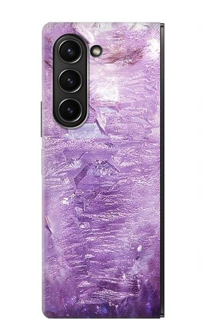 S2690 Amethyst Crystals Graphic Printed Case For Samsung Galaxy Z Fold 5