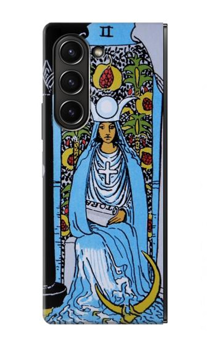 S2764 High Priestess Tarot Card Case For Samsung Galaxy Z Fold 5