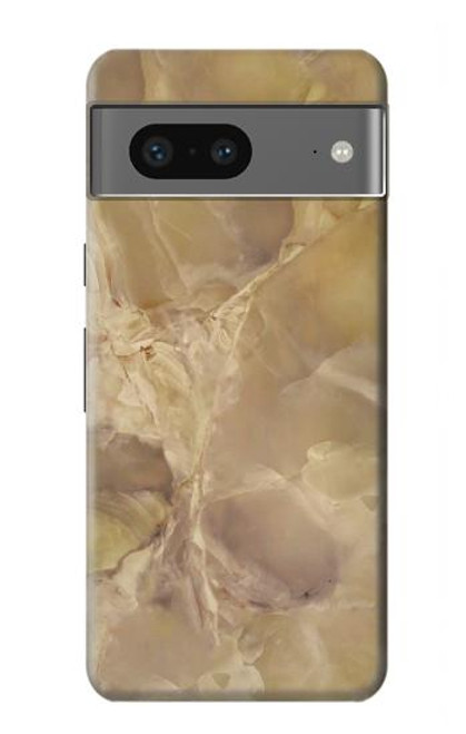 S3240 Yellow Marble Stone Case For Google Pixel 7a