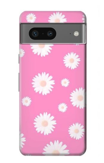 S3500 Pink Floral Pattern Case For Google Pixel 7a