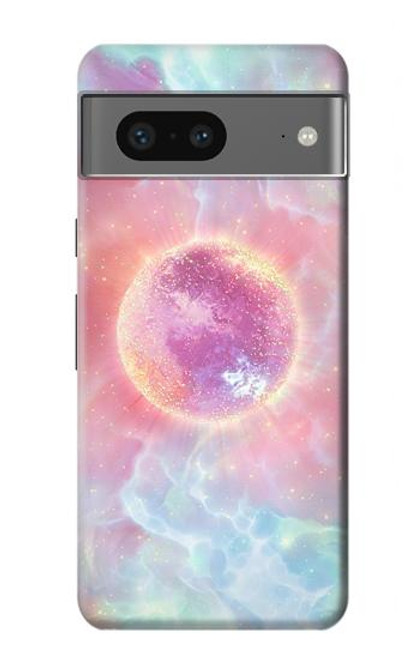 S3709 Pink Galaxy Case For Google Pixel 7a