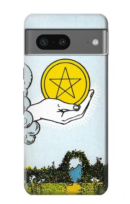 S3722 Tarot Card Ace of Pentacles Coins Case For Google Pixel 7a