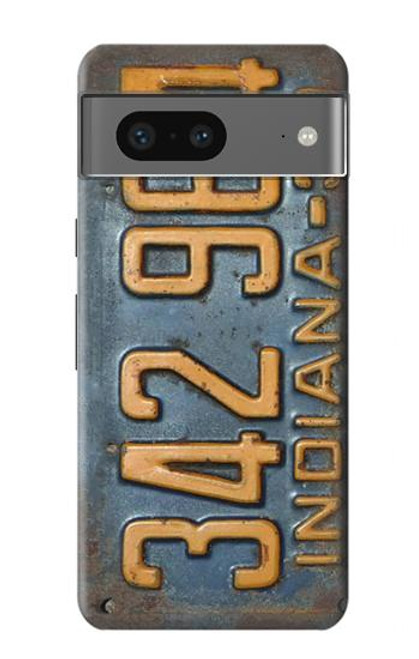 S3750 Vintage Vehicle Registration Plate Case For Google Pixel 7a