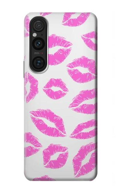 S2214 Pink Lips Kisses Case For Sony Xperia 1 V