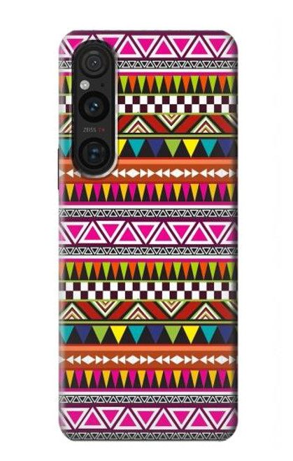 S2292 Aztec Tribal Pattern Case For Sony Xperia 1 V